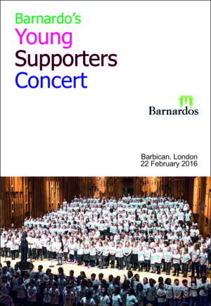 Barnardos Young Supporters Concert - Barbican Hall, London - 22/02/2016